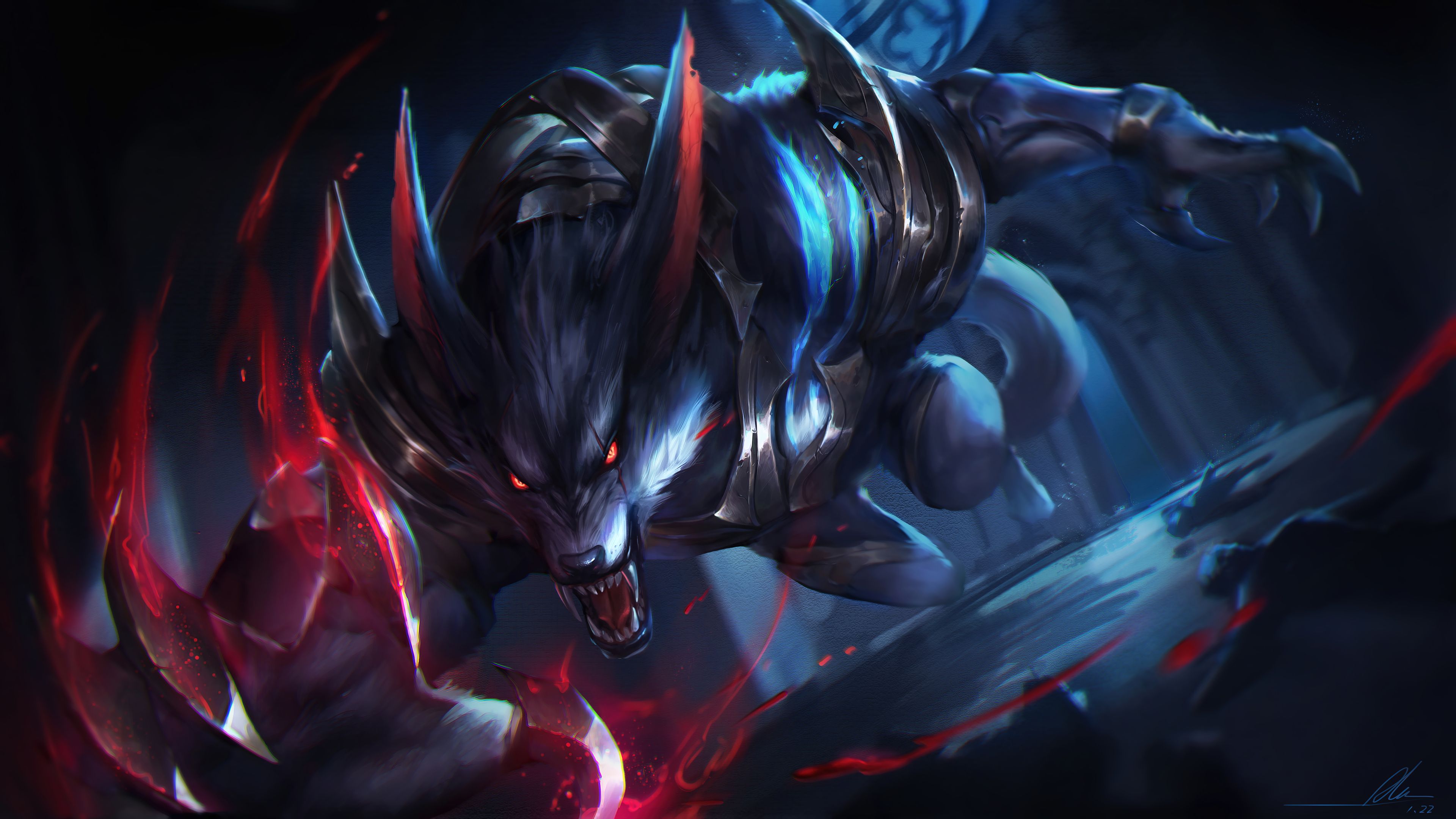 WARWICK vs DARIUS TOP  2.1M mastery 6 solo kills 1000 games  NA Diamond  13.21
