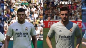 PES 2021 Vs. FIFA 21 - Player Faces Comparison | HD