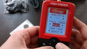 Эхолот FISH FINDER с Aliexpress. #обзор