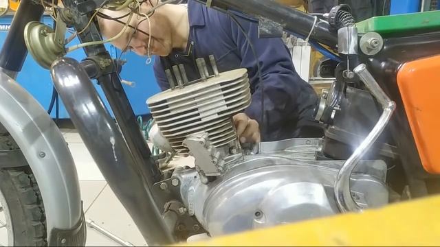 ИЖ Планета 5 С Пробегом 1137 км. Разбор смотреть онлайн