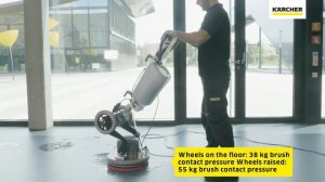 Однодисковая поломоечная машина Karcher BDS 43/Orbital C Spray
