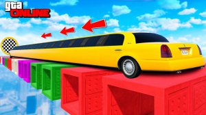 КАК ДАЛЕКО САМЫЙ ДЛИННЫЙ ЛИМУЗИН СМОЖЕТ ПРОЕХАТЬ ПО СЛОМАННОЙ ДОРОГЕ ? - ЭКСПЕРИМЕНТЫ ГТА 5