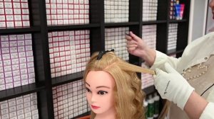 2 укладки на тройную плойку
