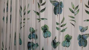 Штора на дверной проём "Эвкалипт"