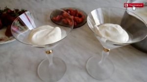 КЛУБНИКА СО СЛИВКАМИ!!! Очень Нежный десерт за 5 МИНУТ Без Выпечки. Проще не бывает.