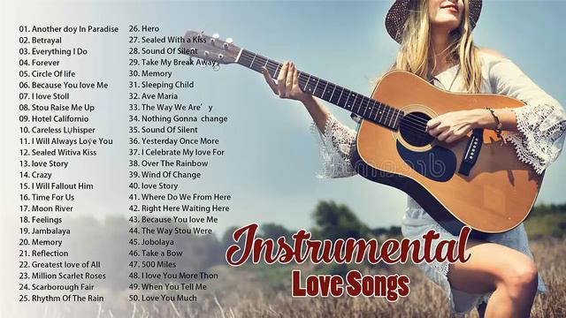 Top 50 Instrumental Love Songs Collection: Saxophone, Piano, Guitar, Violin Love Songs Instrumental смотреть онлайн
