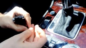 Замена батарейки в ключе VW TOUAREG