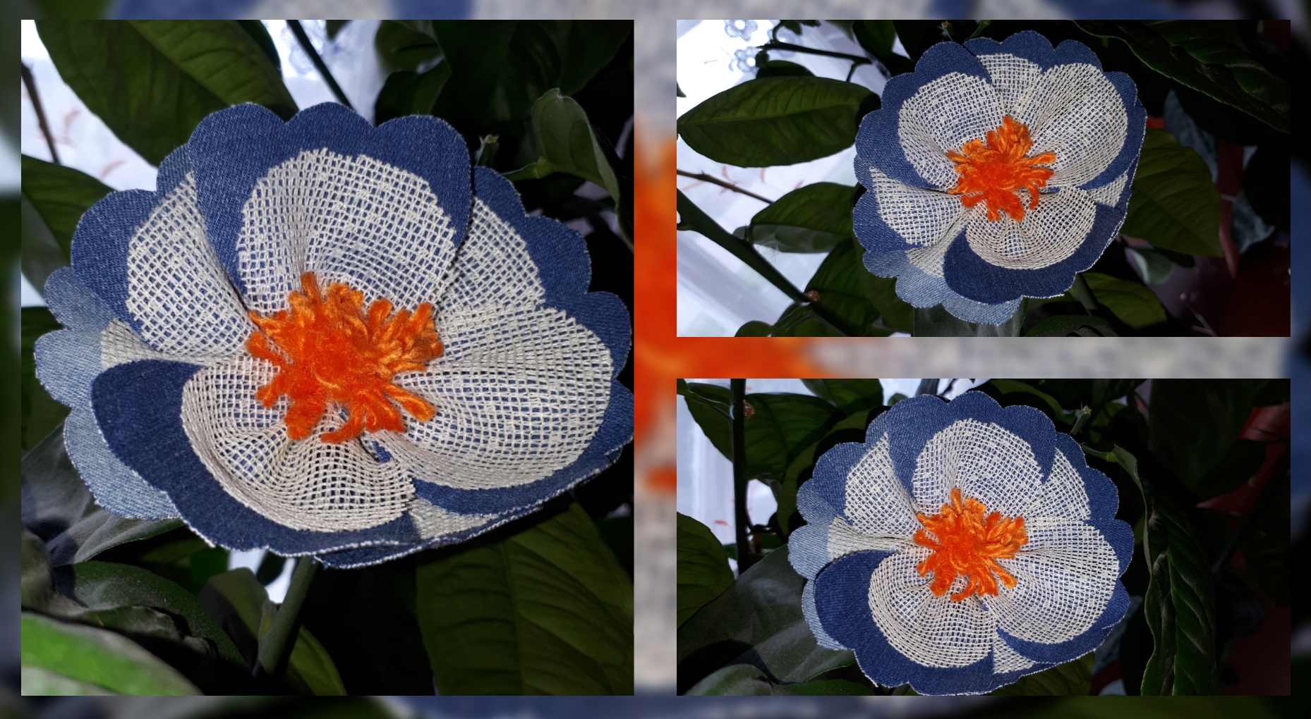 Цветок из старых джинсов.mp4 смотреть онлайн