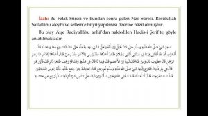 113 FELAK SURESİ TEFSİRİ