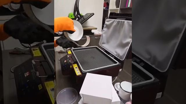 Как запечатать эмалированный контейнер для еды в вакуумном 3D термопрессе