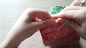 Как вязать мысок носка