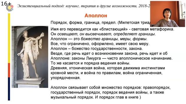 ФИЛОСОФСКИЙ АНЕКДОТ. Аполлон, Дионис и экзистенциализм. Ольга Тургенева.