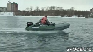 Лодка Аквилон СВ340 (Aquilon)- Большие мартовские покатушки.20.03.16