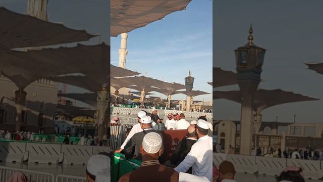 Аль-Масджи́д ан-Набави́ , Мечеть Пророка  в   Медина. Вторая святыня ислама после мечети аль-Харам смотреть онлайн