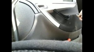 Как снять обшивку карту передней двери CITROEN C4 PICASSO(2012)demontaz tapicerki boczka drzwi przo