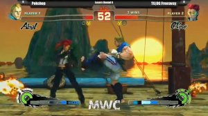 Pokchop (Abel) vs TG|DG Freesway (Viper) MWC 20th - SSF4 AE 2012