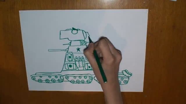 КАК НАРИСОВАТЬ КВ-44 ГЕРАНД? смотреть онлайн