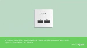 USB розетки   Schneider Electric