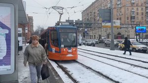 Трамвай Морковка (КТМ 23), Москва
