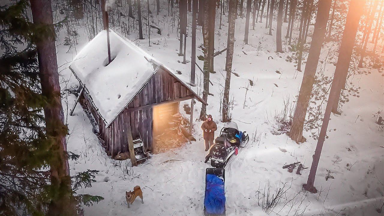 Охотничьи избушки в тайге жизнь