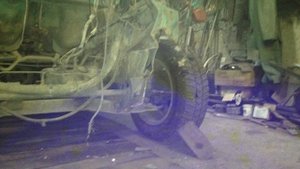 Nissan Vanette  Cargo восстановление лонжеронов и геометрии передка!