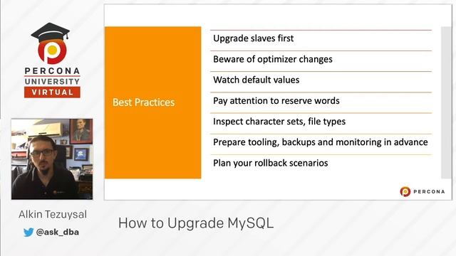 Lesson #6 - MySQL 8.0 Packages And Best Practices - MySQL Tutorial - Percona University Online