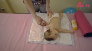 Массаж ребенку от 1,5 до 3 мес. 1 урок курса "Массаж и гимнастика для детей от 1,5 мес до 1 года"