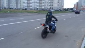 Stels flame 200 на заднем (первые шаги)