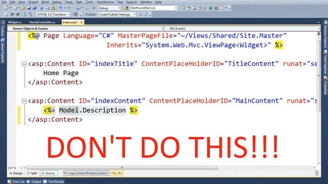 23 MVC2   Html Encoding