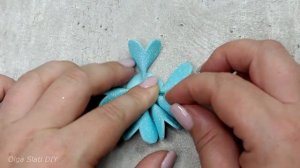 Блестящая идея! ЦВЕТЫ из фоамирана СВОИМИ РУКАМИ ? Flores de Fomi Goma EVA ? DIY HANDMADE