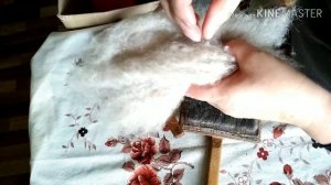 Занимаемся переработкой шерсти,прядём на электропрялке Метелица.