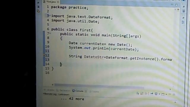 Java+DateFormat+GetInstance+Date and Time+CurrentDate+Eclipse+Springboot Howto get date time in jav