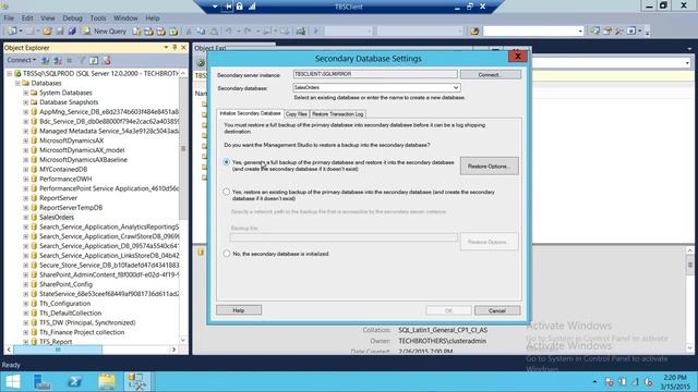 SQL Server DBA Tutorial 113-How to Configure Database Log Shipping in SQL Server