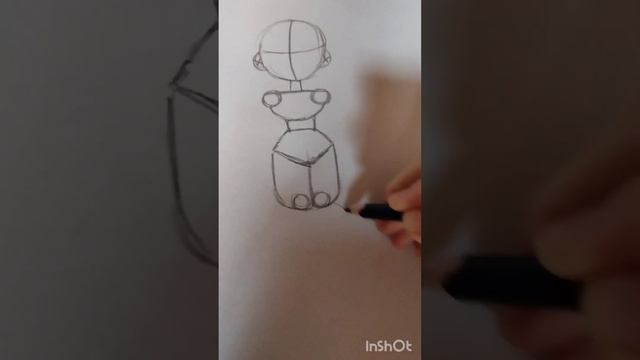 #рисуем куклу #как легко нарисовать #урок #подпишись #subscribe #отправь ето видео другу 😊❤️ #doll смотреть онлайн