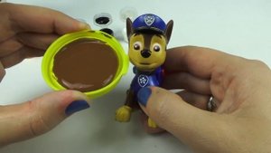 Раскрашиваем фигурку Эверест из мультика про щенков