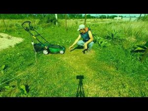первый запуск Электрическая газонокосилка FinePower GRL200-43