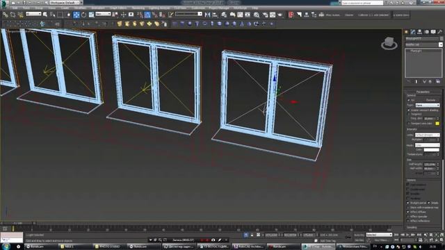 3ds Max VRayLight-портал в окно. смотреть онлайн