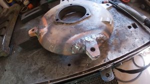 Ремонт крышек электродвигателей.Опять варим чугун.