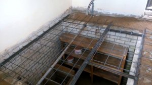 Вязка арматуры для бетонной крышки погреба