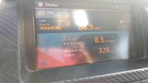 Расход  дизеля Ниссан Патфайндер. На круизе при скорости до 90км/ч.