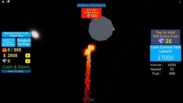 LECIMY W KOSMOS! ZBIERAMY 999.999.999 PALIWA! - 3-2-1 Blast Off Simulator Roblox смотреть онлайн