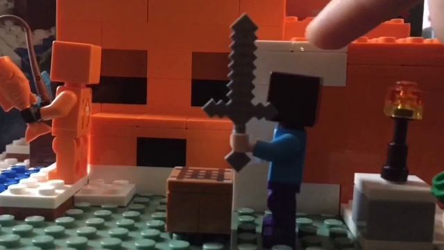 Lego Minecraft лисья хижина смотреть онлайн