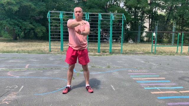 Фитнес, спорт. Разминка для «чайников» за 40))) смотреть онлайн