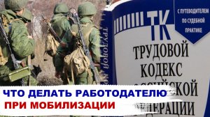 Поправки в трудовой кодекс для мобилизованных сотрудников