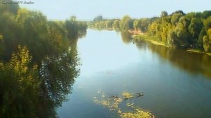 Курск, мост над р.Сейм. Живописный вид на реку с моста