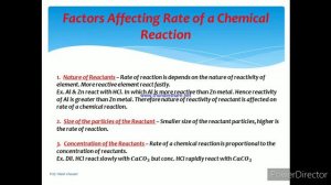 Chemical reaction and equation part 3 Class 10 SCS Board