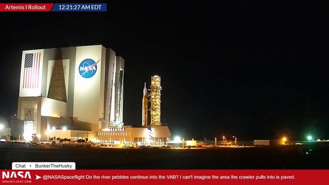 NASA Rolls Out SLS Rocket For Artemis 1 Mission смотреть онлайн