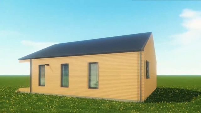 Каркасный / модульный дом - CASTOR 128 m2 смотреть онлайн