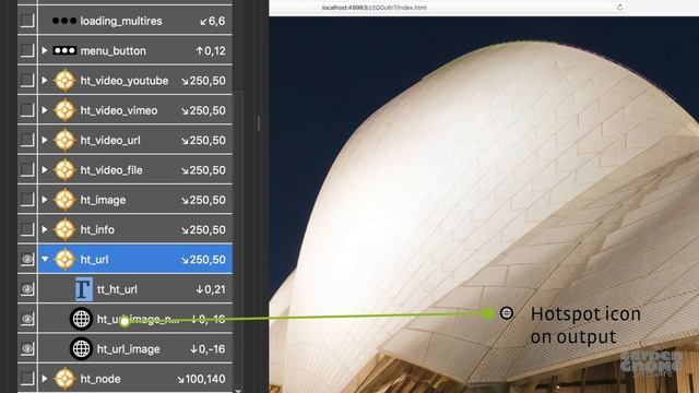 Point Hotspots -- URL, Image, Info -- Pano2VR смотреть онлайн