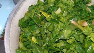 Блюдо турецкой кухни "Шпинат с рисом".Pırınçlı ıspanak tarıfı.